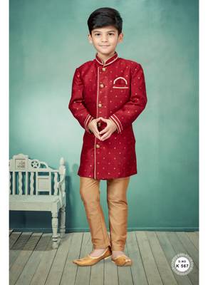 Cheekoo thread and lesh work indowestern 1