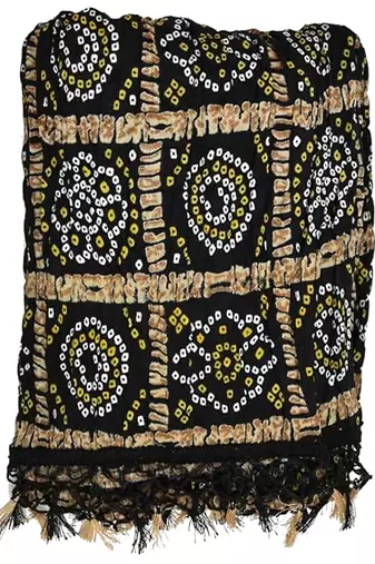 Trendmalls Women's Bandhej Chinon Silk Dupatta