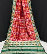 Women's Jacquard Silk Patola Design Dupatta