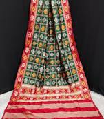 Trendmalls Women's Jacquard Silk Patola Design Dupatta
