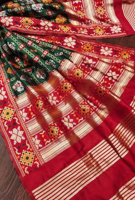 Trendmalls Women's Jacquard Silk Patola Design Dupatta 4