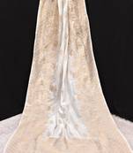 Trendmalls Women's Jacquard Silk Floral Design Dupatta