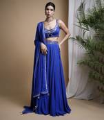 Royal Blue Lehenga Set