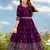 Purple Ethnic Long Gown for Girls Maxi Dress