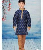 Cheekoo printed kurta pajama with less work