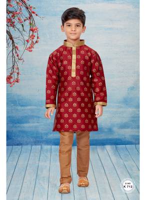 Cheekoo printed kurta pajama with less work 1