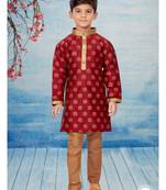 Cheekoo printed kurta pajama with less work