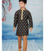 Cheekoo printed kurta pajama with less work