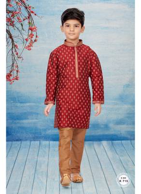 Cheekoo printed kurta pajama with less work 1