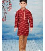 Cheekoo printed kurta pajama with less work