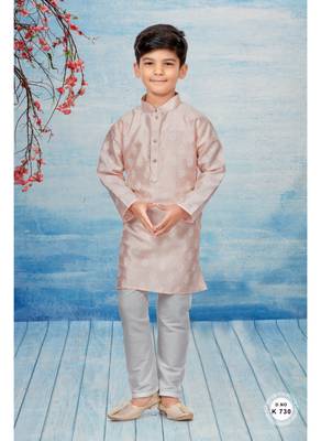 Off white  printed kurta pajama 1