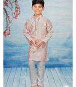 Off white  printed kurta pajama
