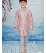 Off white flower printed kurta pajama