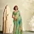 mint cotton silk blend saree with unstitched blouse piece