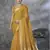 mustard cotton silk blend saree with unstitched blouse piece