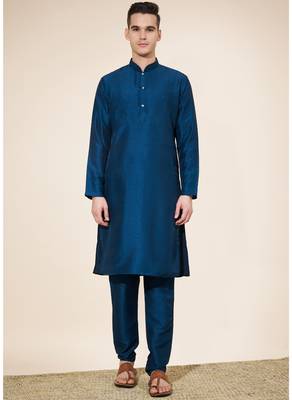 Embroidered kurta pajama for men 1