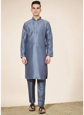 Embroidered kurta pajama for men 1