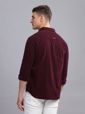 Men's corduroy casual shirt | double pocket shirt 2