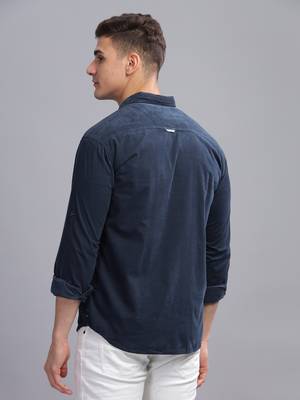 Men's corduroy casual shirt | double pocket shirt 2