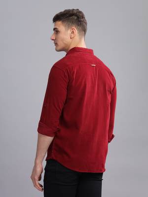 Men's corduroy casual shirt | double pocket shirt 2