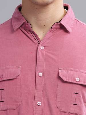 Men's corduroy casual shirt | double pocket shirt 5