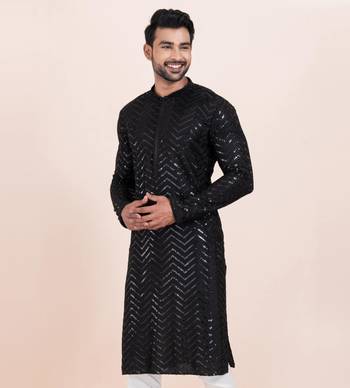 Woven Kurta Pyjama Set For Mens 1