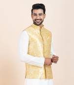 Woven Waistcoat For Mens