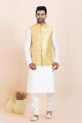 Woven Waistcoat For Mens