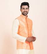 Woven Waistcoat For Mens