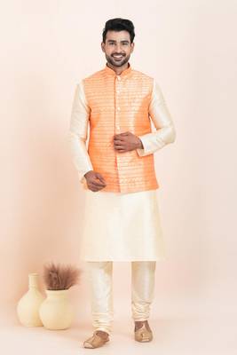 Woven Waistcoat For Mens 4