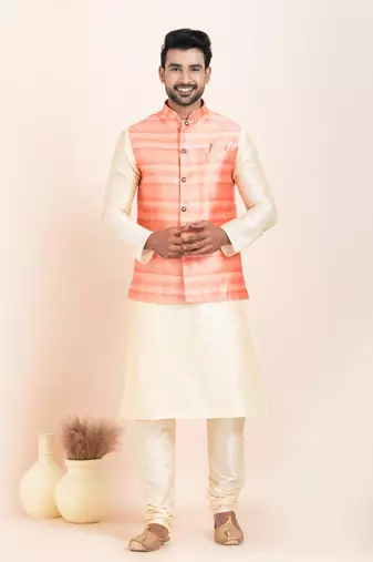 Woven Waistcoat For Mens