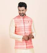 Woven Waistcoat For Mens