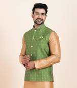 Woven Waistcoat For Mens