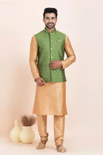 Woven Waistcoat For Mens