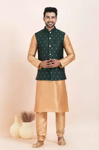 Woven Waistcoat For Mens