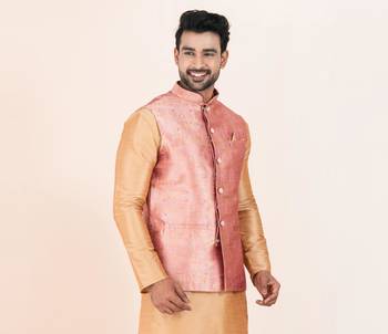 Woven Waistcoat For Mens 1