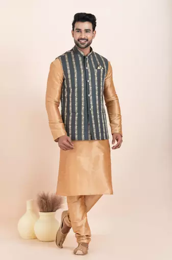 Woven Waistcoat For Mens
