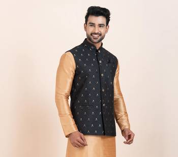 Woven Waistcoat For Mens 1
