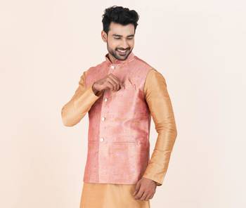 Woven Waistcoat For Mens 2