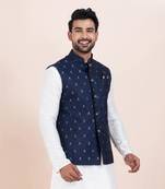 Woven Waistcoat For Mens