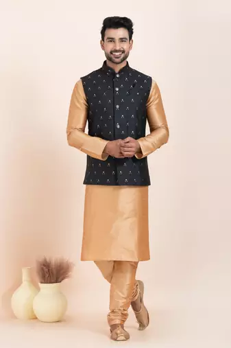 Woven Waistcoat For Mens