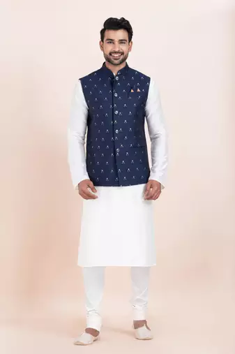 Woven Waistcoat For Mens