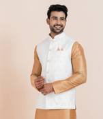 Woven Waistcoat For Mens