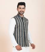Woven Waistcoat For Mens