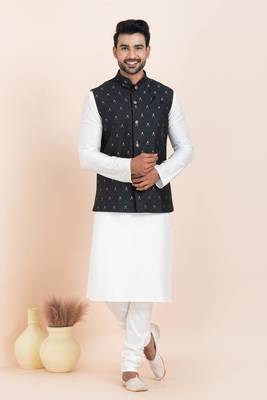 Woven Waistcoat For Mens 3