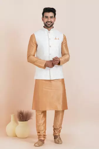 Woven Waistcoat For Mens