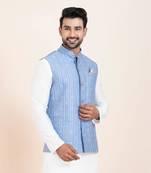 Woven Waistcoat For Mens