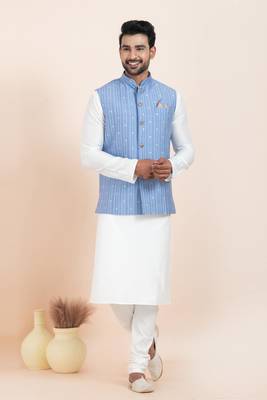 Woven Waistcoat For Mens 3