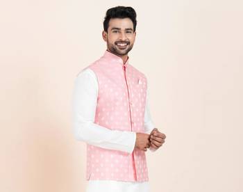 Woven Waistcoat For Mens 1