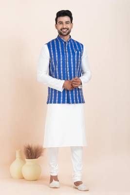 Woven Waistcoat For Mens 4